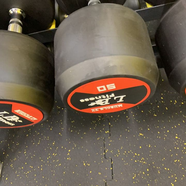 ラバーダンベル　47.5kg2個