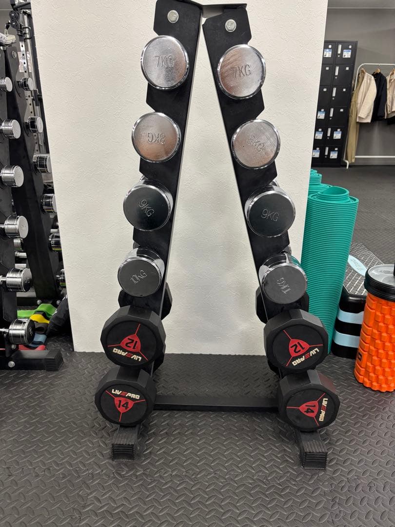 1kg〜20kgダンベル（ラック付き）