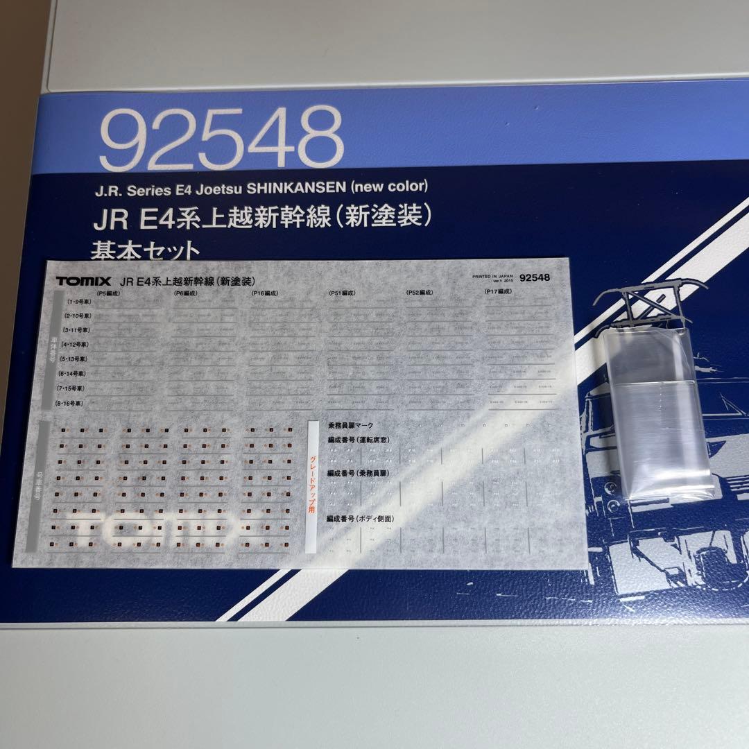 ぷちくんNゲージ TOMIX E4系 上越新幹線(新塗装) 8両セット