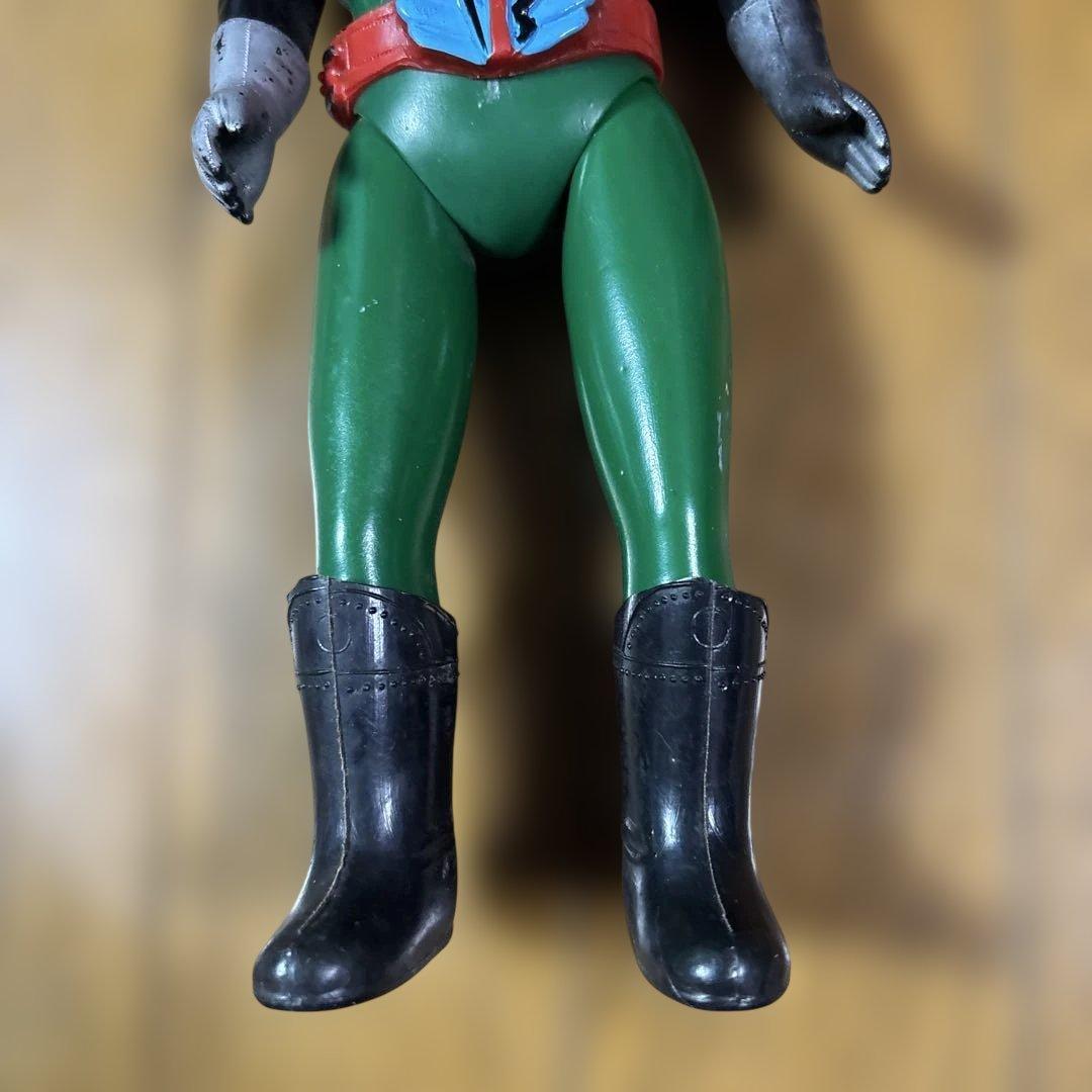 昭和レトロ 超人バロム1面とれソフビ