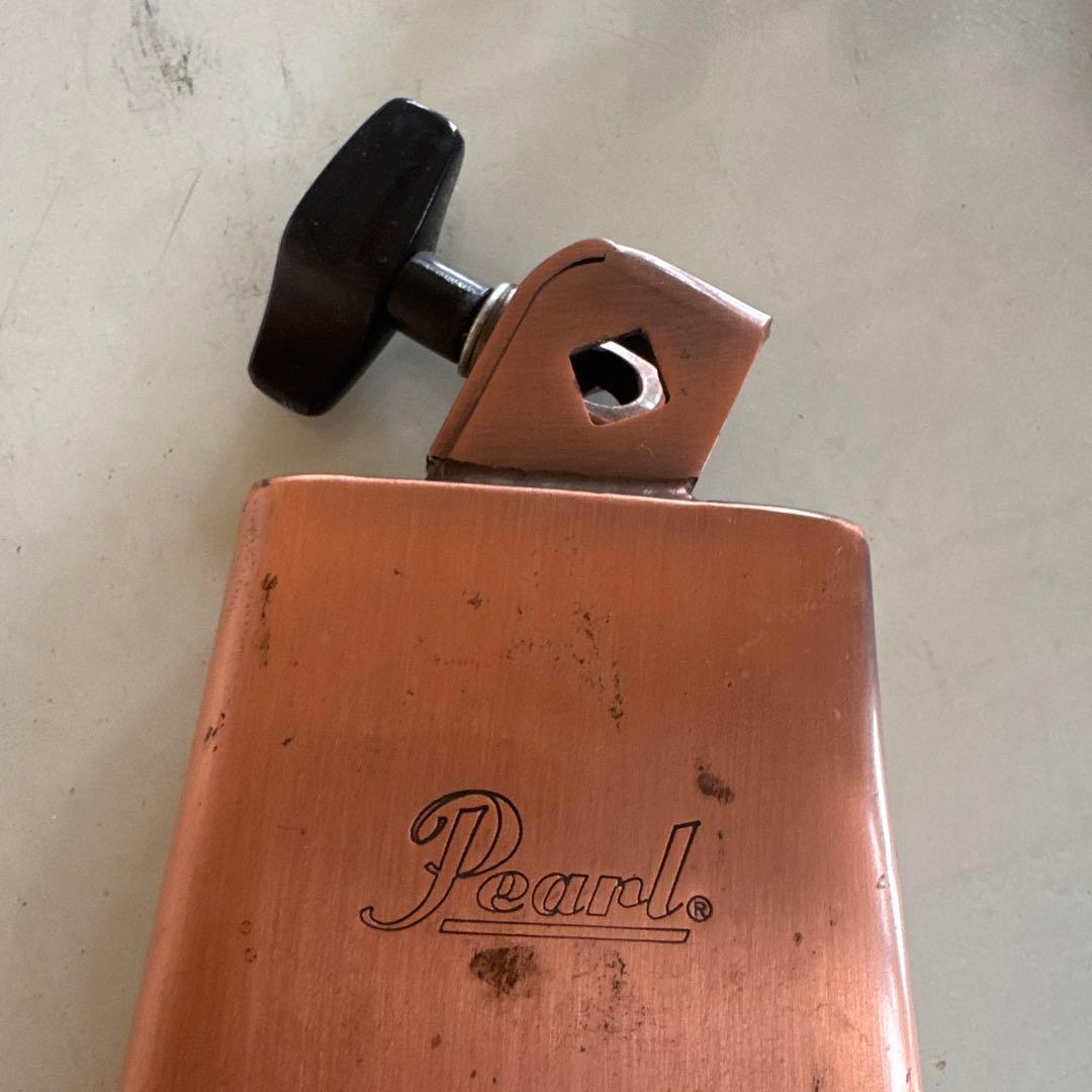 Pearl カウベル 銅製 使用感あり