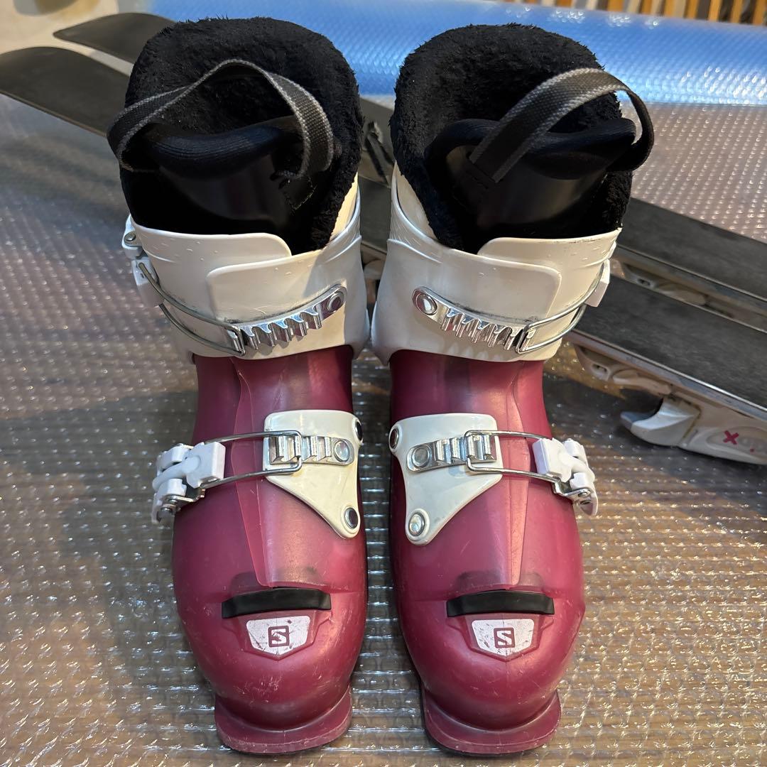 女の子　ジュニアスキーセット　ロシニョール　116cmアナ雪　21-21.5cm