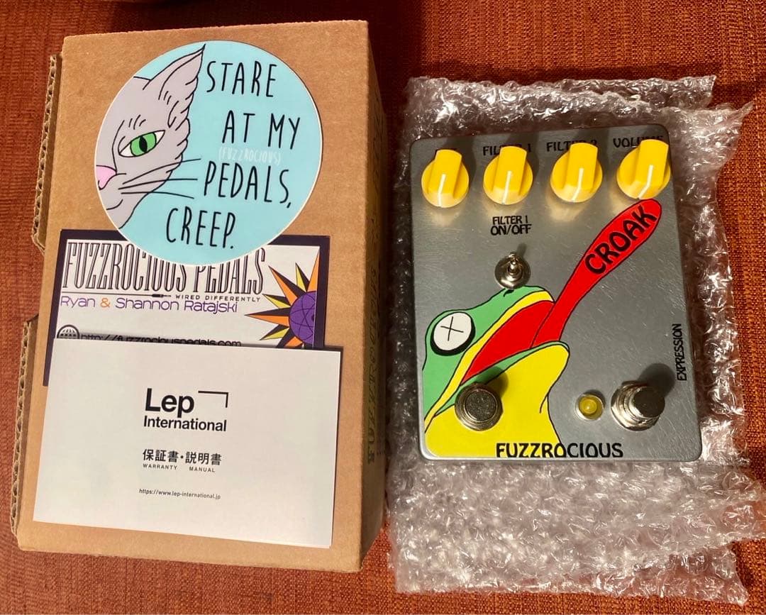 貴重Silva塗装個体　Fuzzrocious Pedals CROAK
