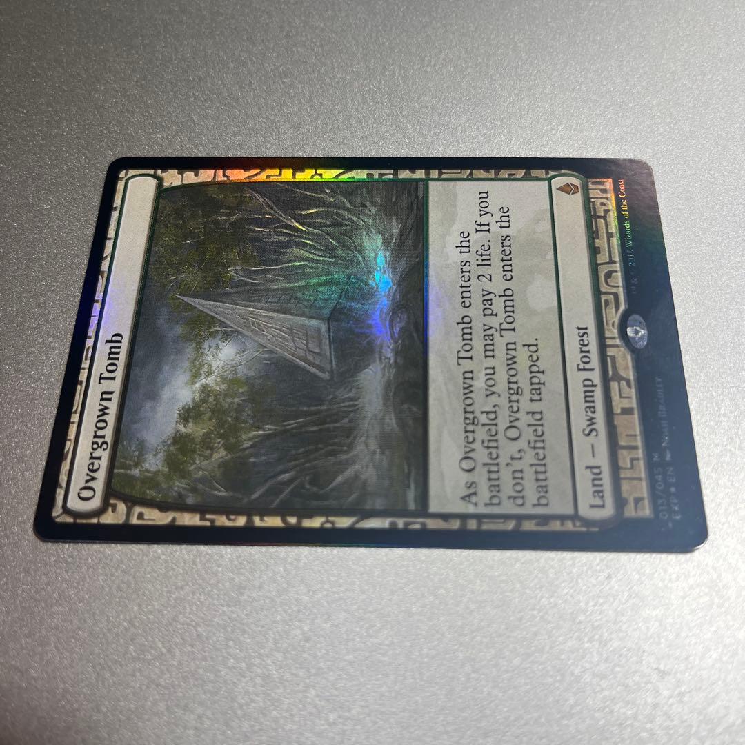 MTG foil 《草むした墓/Overgrown Tomb》[EXP]