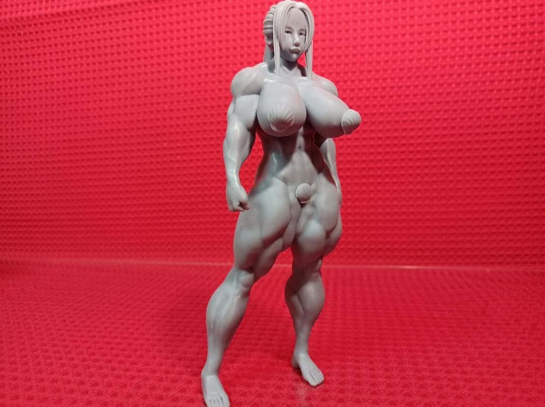 個人作製 完全オリジナル品 フィギュア 女性 マッチョ ボディビル