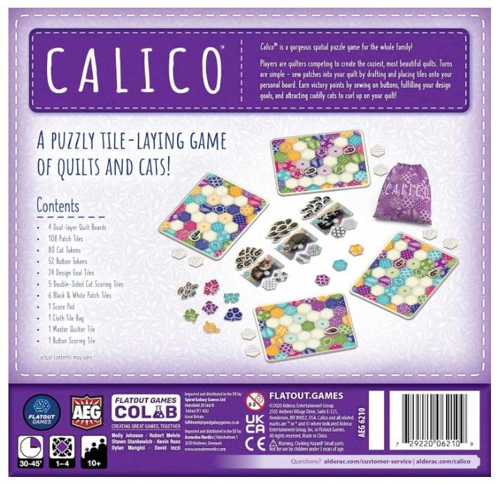 【新品未開封】キャリコ Calico 英語版 ボードゲーム 匿名配送