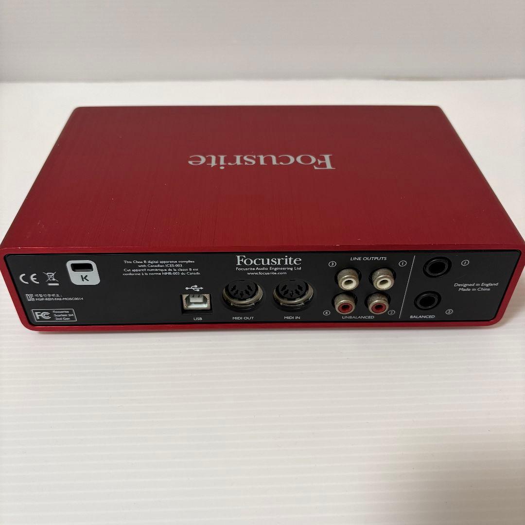 状態良好FOCUSRITE Scarlett 2i4 オーディオインターフェース
