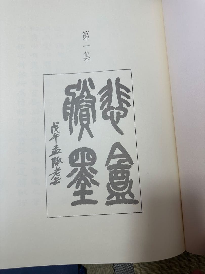 趙之謙　中国　骨董品　古美術品　掛け軸　書　出版物　巨大本　清朝　古書