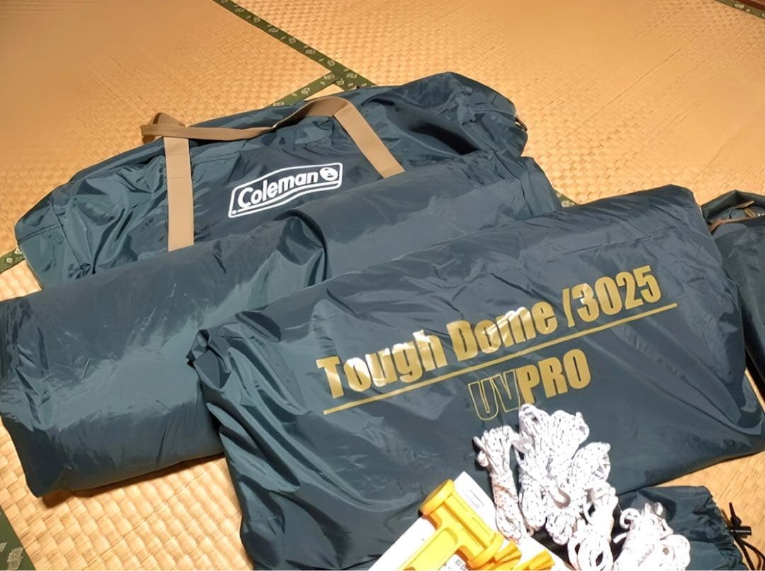 Coleman タフドーム 3025 UVpro/タープ/インナーシートまとめ