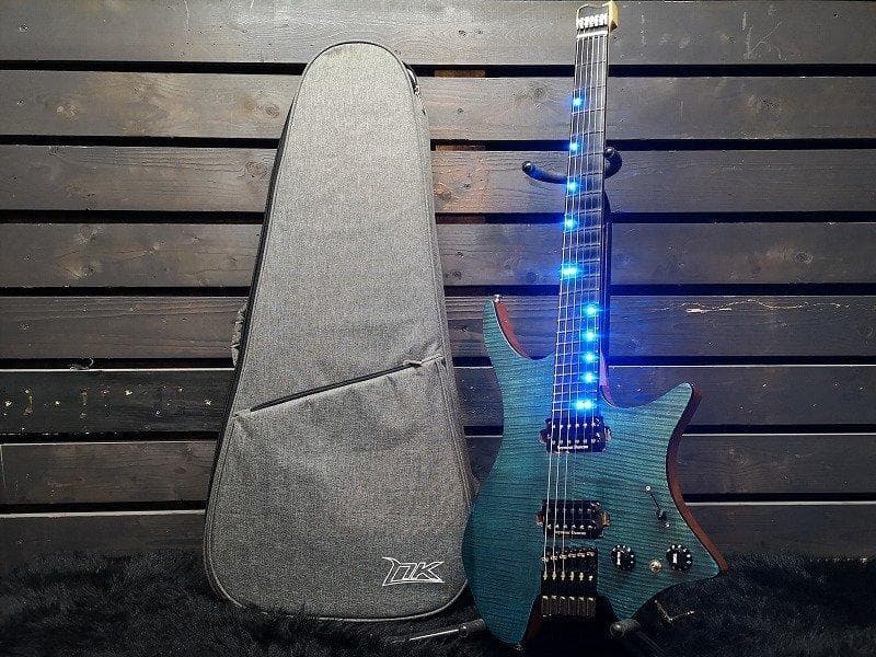 ◆大感謝祭!! NK Guiars Blue 6弦 光るネック G1G22738