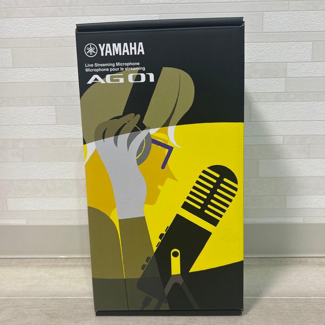 ヤマハ ライブストリーミングマイクロフォン マイク一体型 ブラック AG01