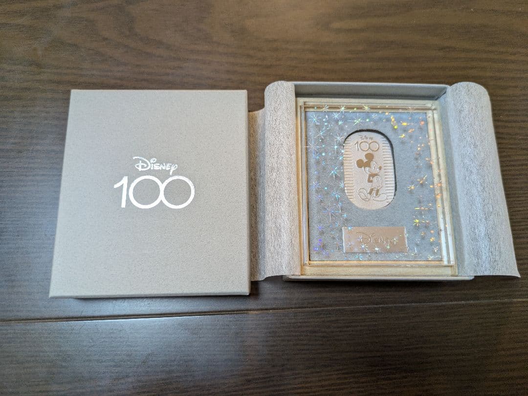 Disney 100周年 小判 純金 プラチナ 10g アクリルスタンド