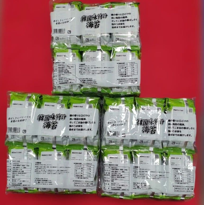ヤシの実ドーナツと韓国海苔セット