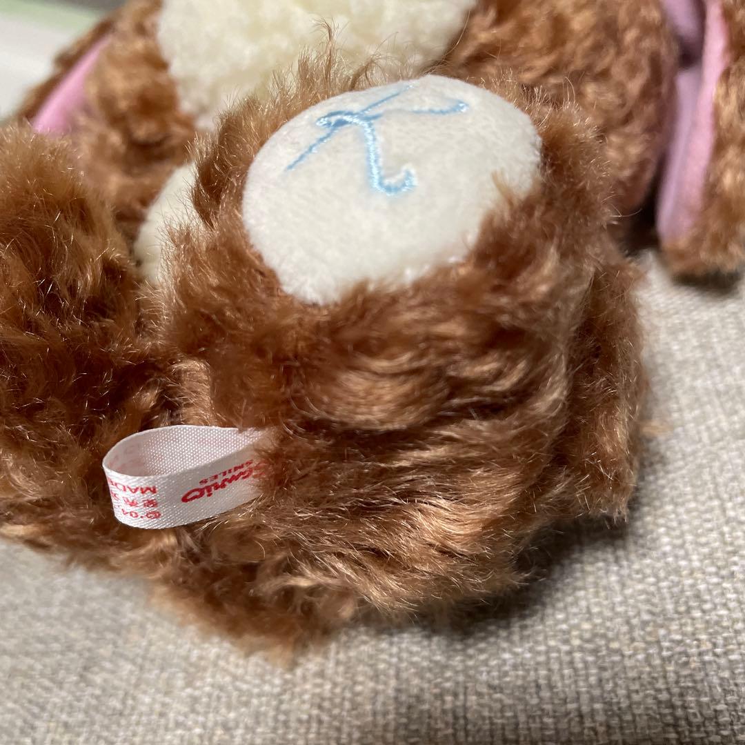 シュガーバニーズ リアルドール モヘア　クロ うさぎ ぬいぐるみ