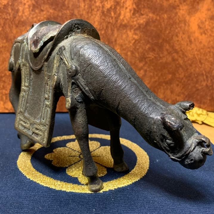 香炉 馬 香炉 ウマ香爐 時代 古玩 唐物 煎茶 香道具　アンティーク