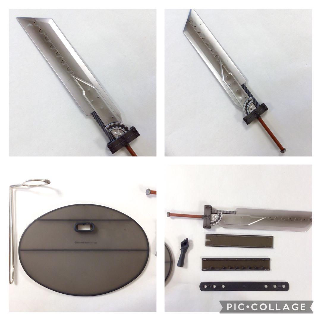 超訳あり　ファイナルファンタジー 7 AC プレイアーツ クラウド&フェンリル