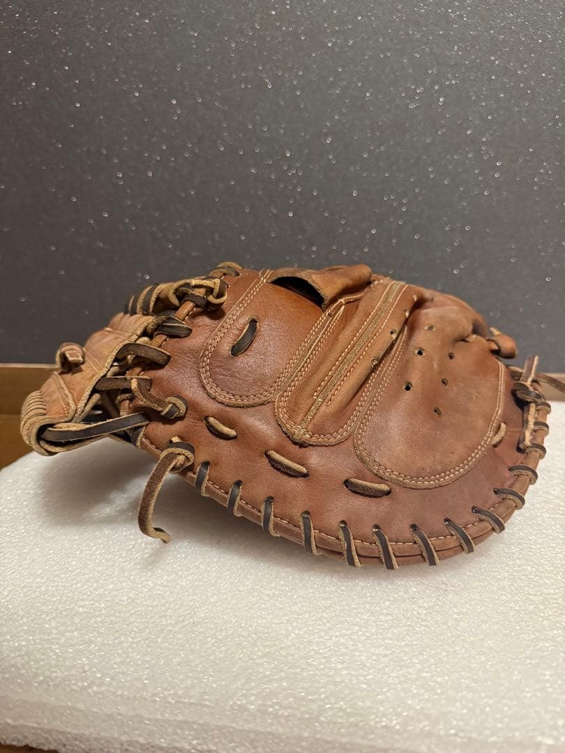 ★人気★ ミズノ グローバルエリート 硬式 キャッチャーミット 革質良好 良型
