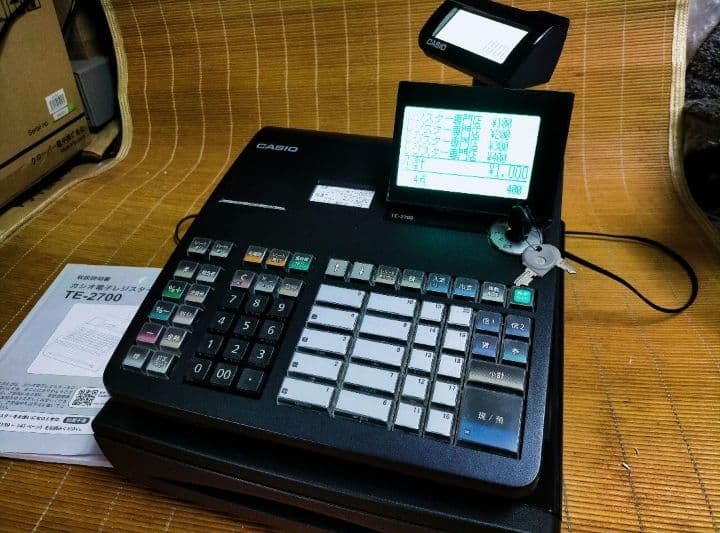カシオレジスター　TE-2700　フル設定込み　PC連携　799972