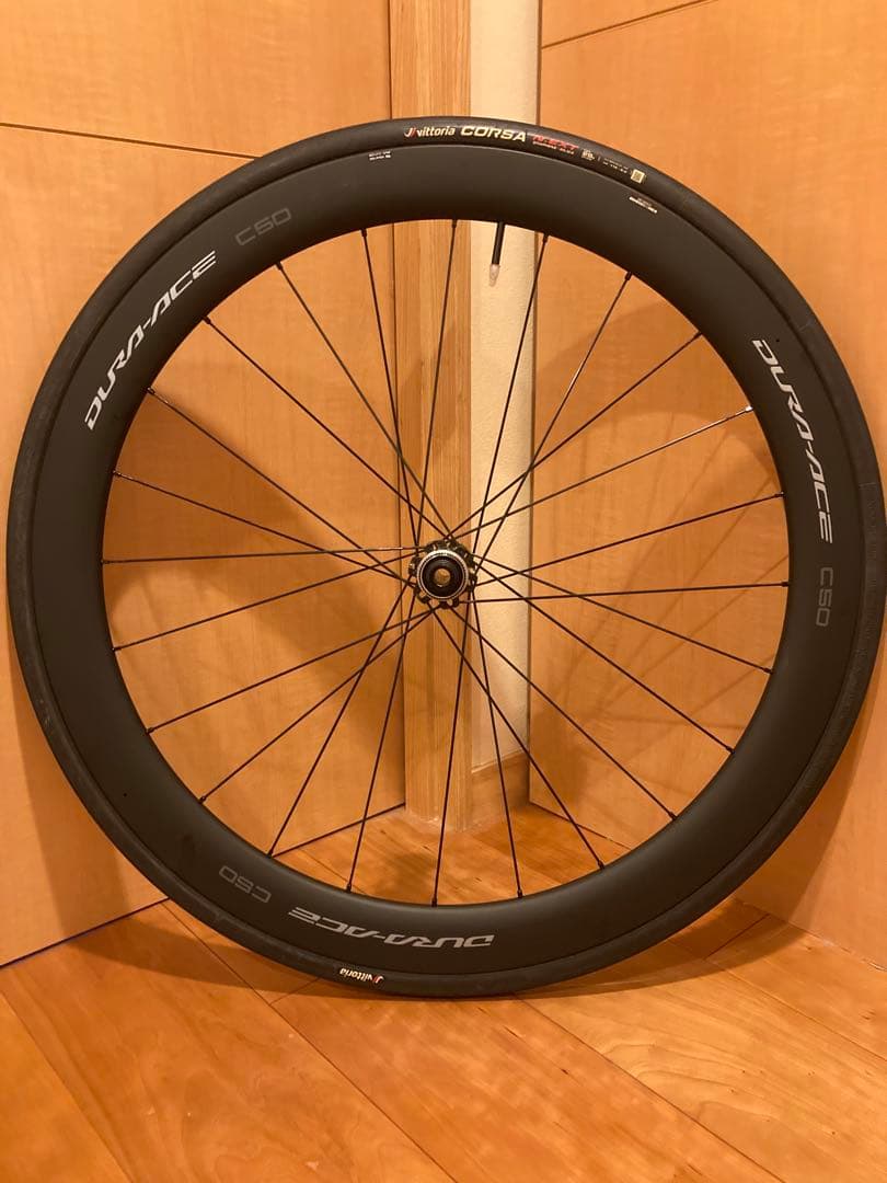 【美品】デュラエース　DURA-ACE WH-R9270-C50 タイヤ付
