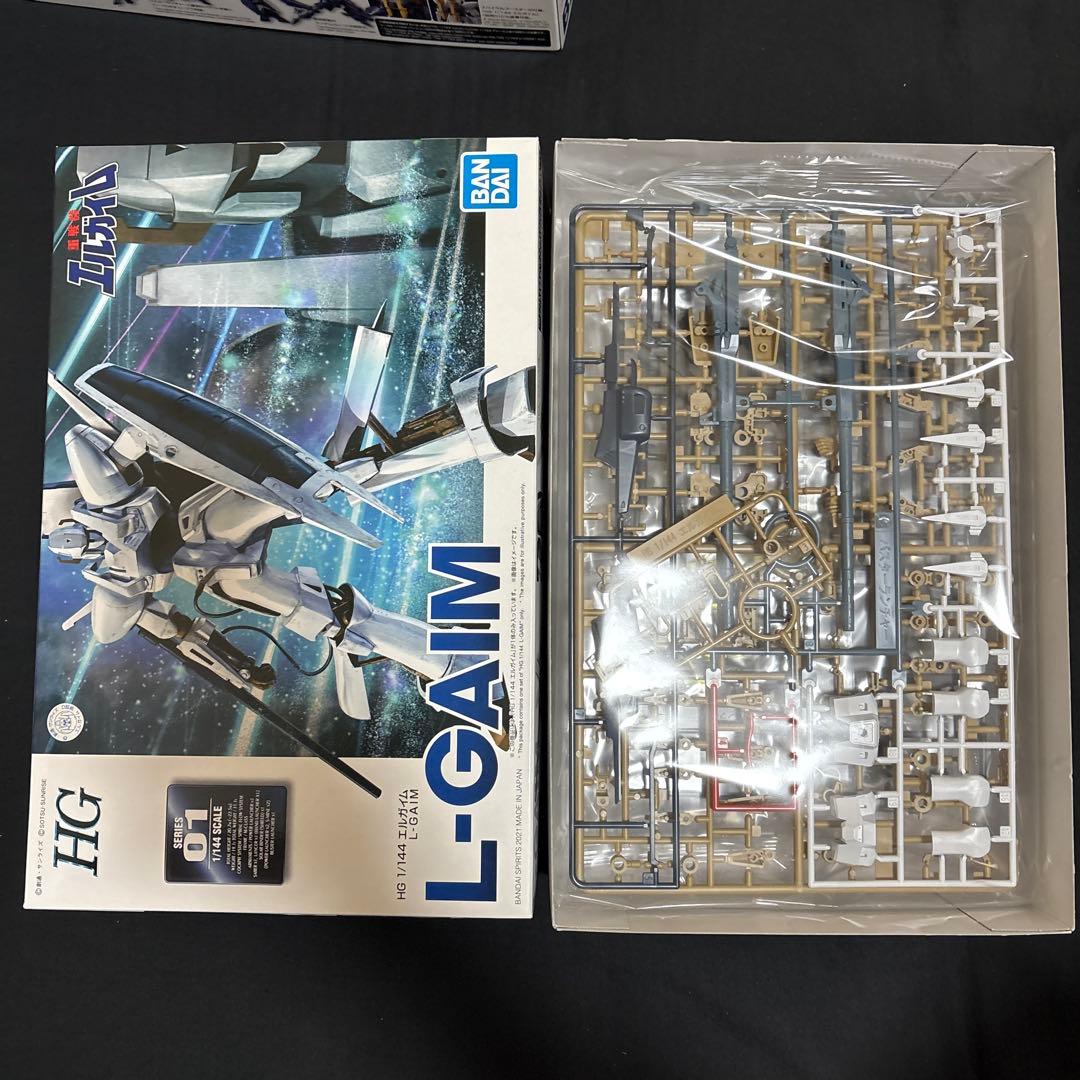 エルガイム プラモデルセット 1/144　1/100 HG R3 旧キット