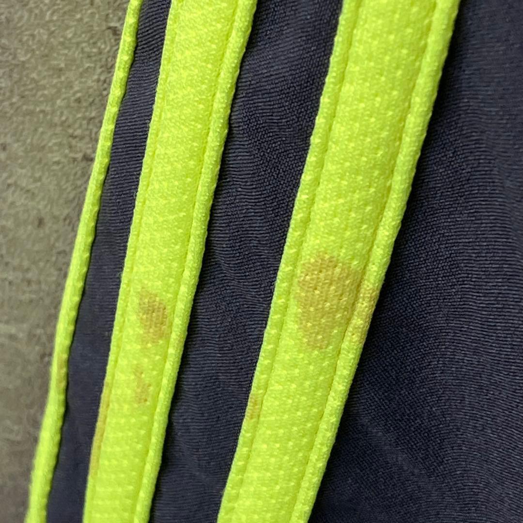 adidas アディダス ジャージ上下 メンズセットアップ メッシュ M 紺 黄