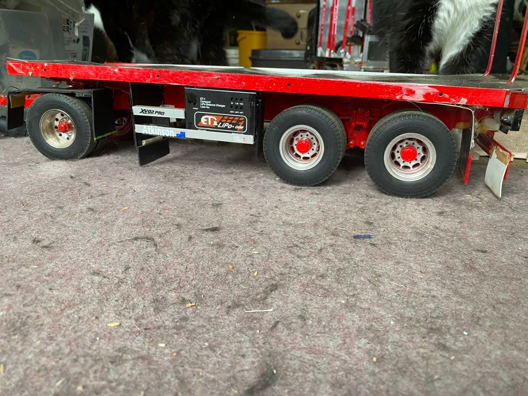 タミヤ　1/14 スカニア原木運搬フルトレーラー仕様　フルオペ