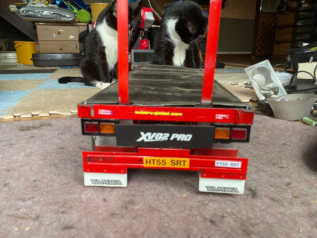 タミヤ　1/14 スカニア原木運搬フルトレーラー仕様　フルオペ