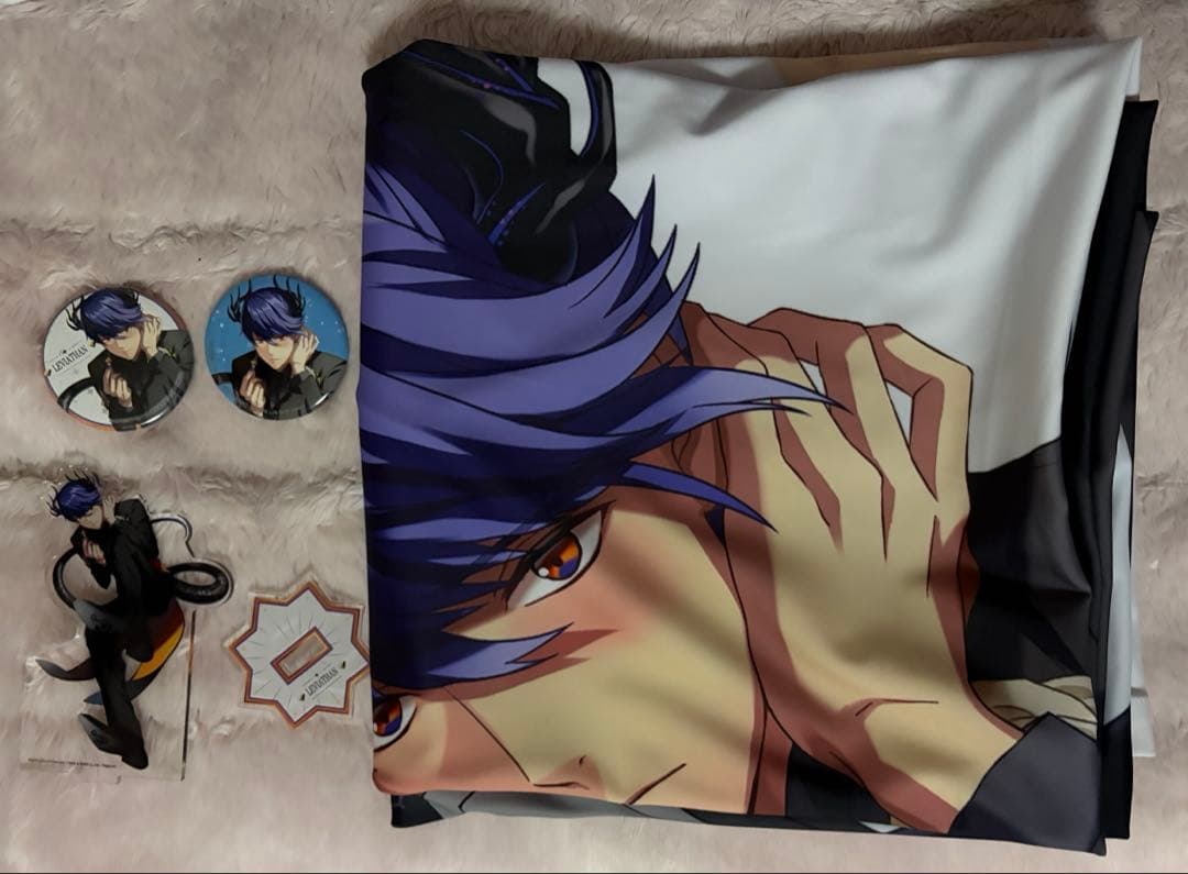 obey me レヴィアタン おべいみー シーツ アクリルスタンド 缶バッジ