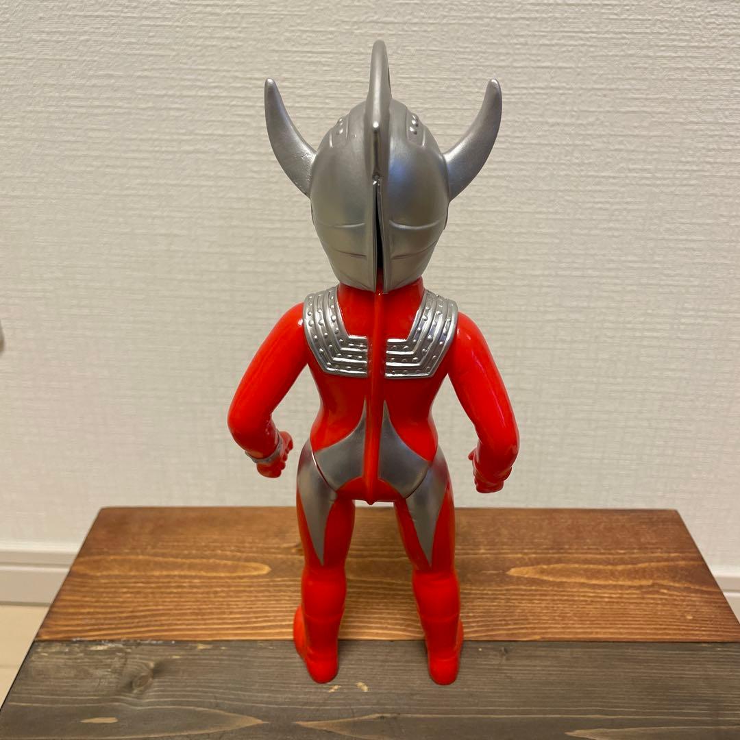 ブルマァク　ウルトラマンタロウ　マスク取れ　シルバー　ソフビ