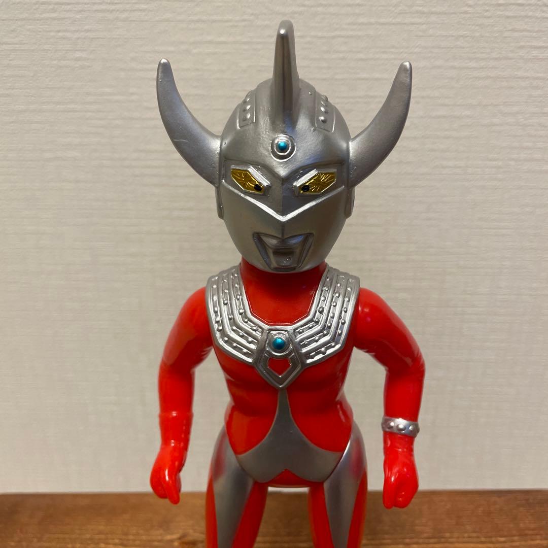 ブルマァク　ウルトラマンタロウ　マスク取れ　シルバー　ソフビ
