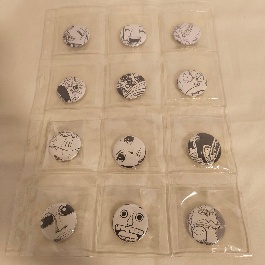 ワンピース オールフェイス缶バッジ　まとめ売り