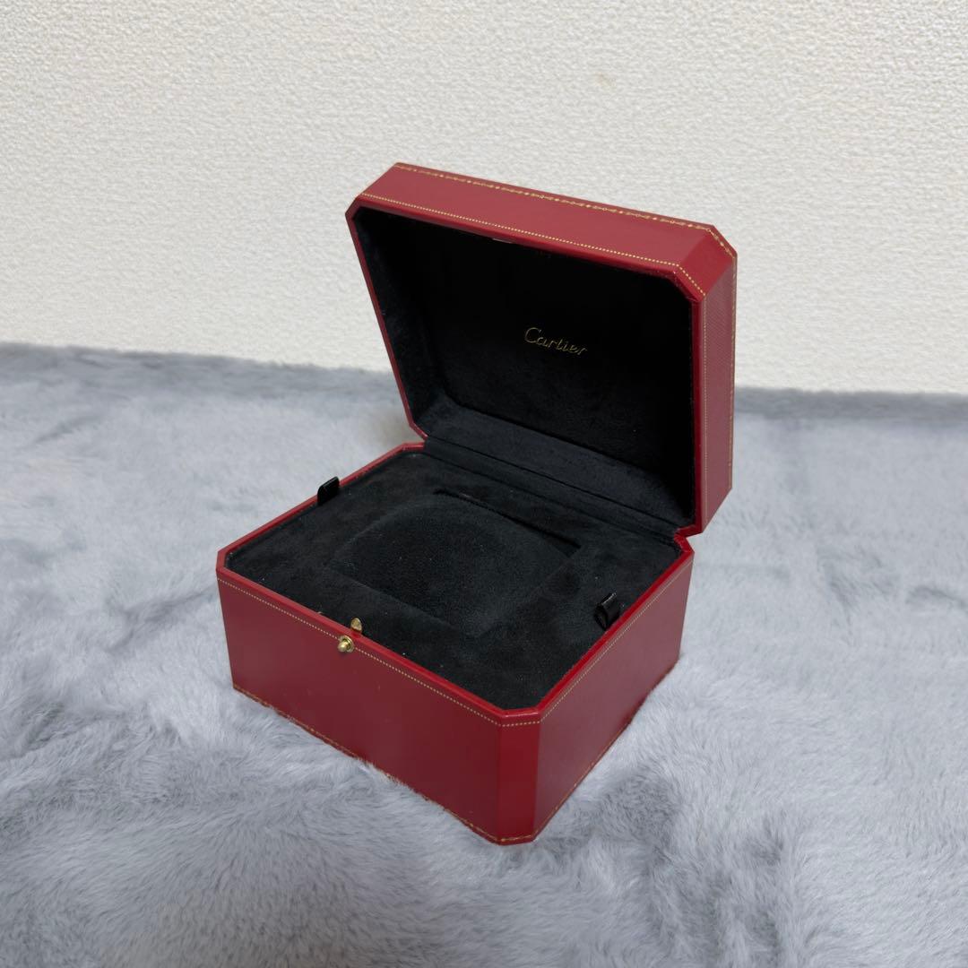 【極美品】Cartier 空箱　ボックス 赤　時計　ウォッチ　スエード　外箱付き