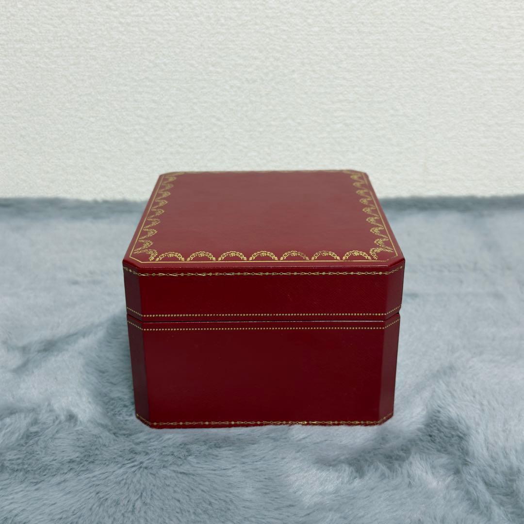 【極美品】Cartier 空箱　ボックス 赤　時計　ウォッチ　スエード　外箱付き
