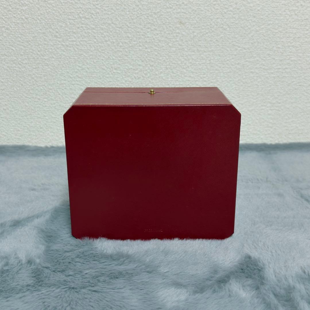 【極美品】Cartier 空箱　ボックス 赤　時計　ウォッチ　スエード　外箱付き
