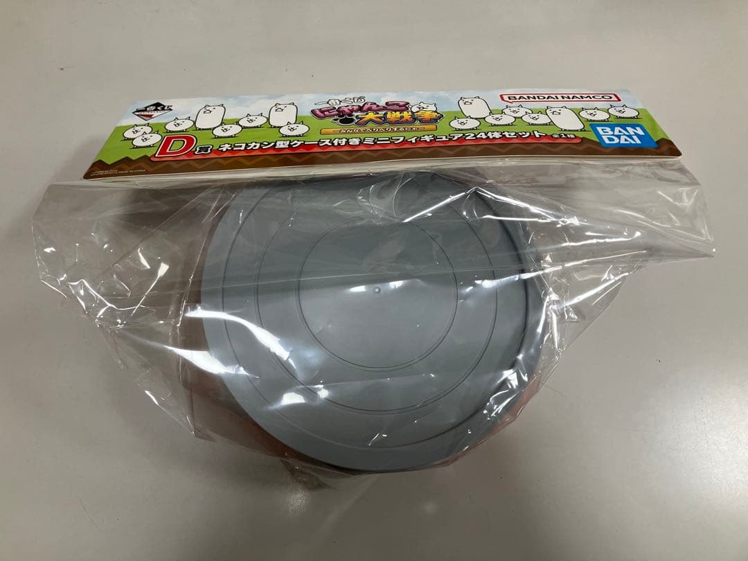 にゃんこ大戦争 一番くじ　D賞 ネコカン型ケース付きミニフィギュア24体セット