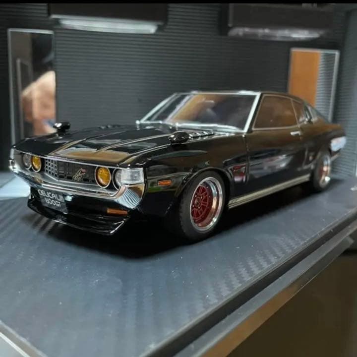 激レア未展示品イグニッションモデル1/18セリカ1600GT LB TA27 黒