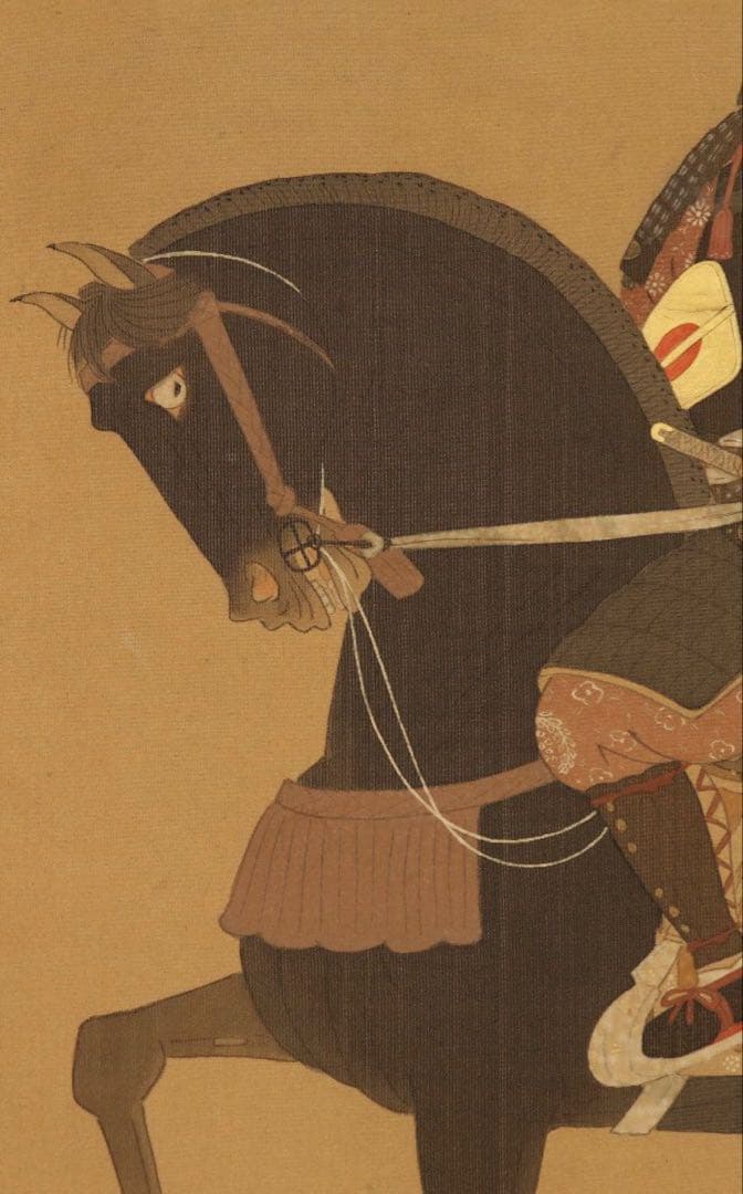 伊達政宗　掛軸　伊達家家紋入り