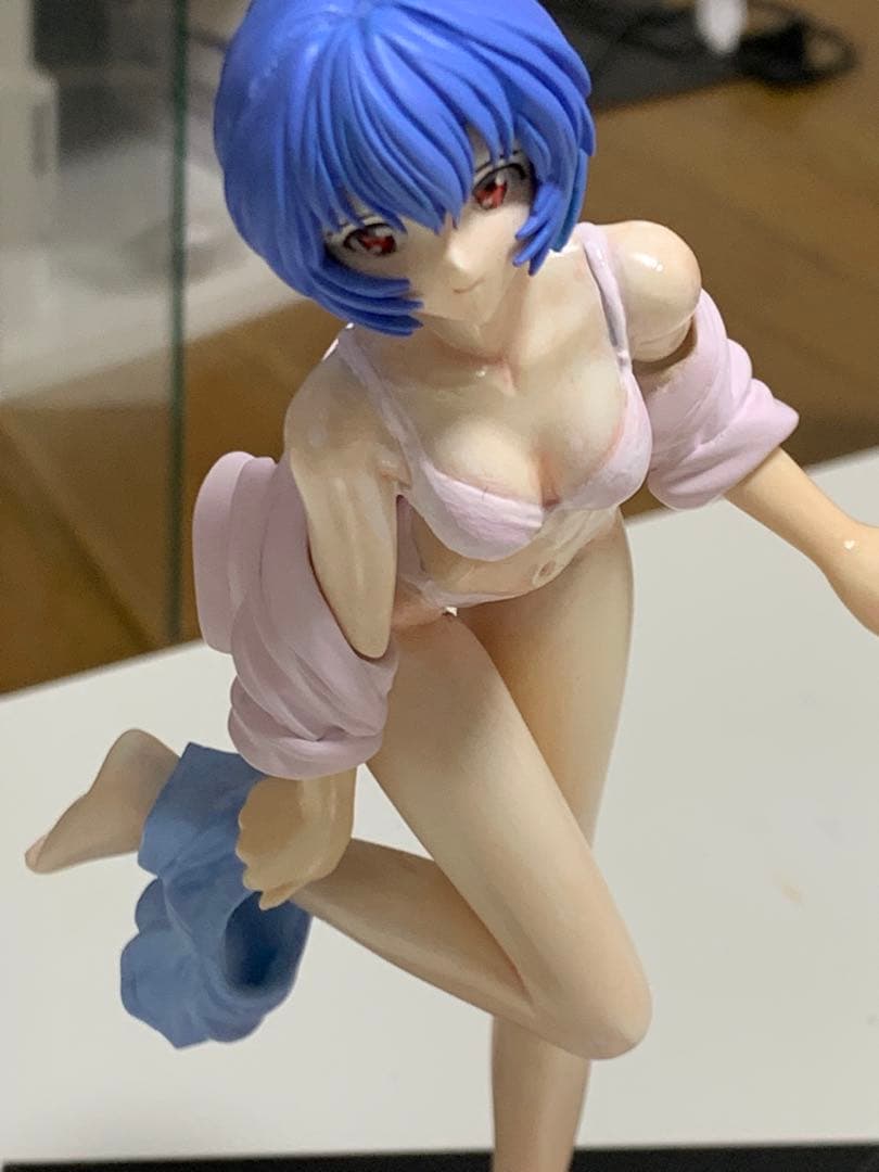 綾波レイ　ガレージキット　塗装済み完成品　エヴァ　クルシマ製作所