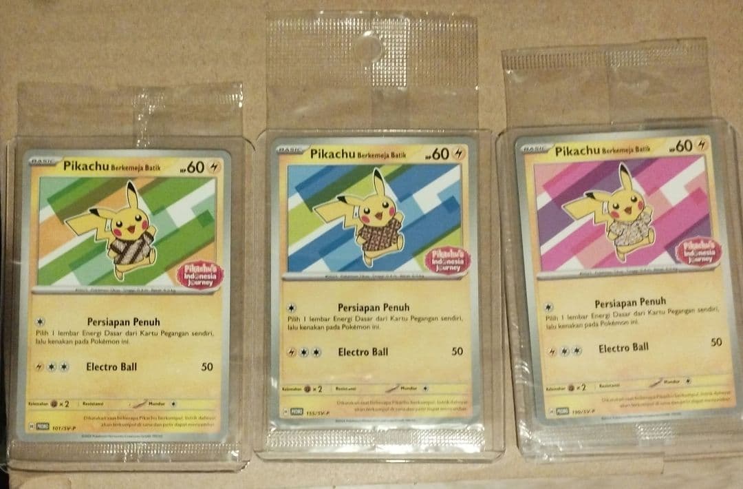 M*o様 バティックシャツのピカチュウ 未開封　3種類