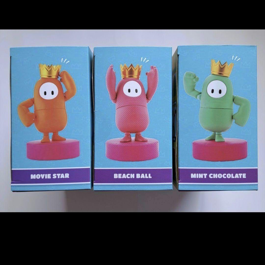 フォールガイズ　アクションフィギュア　パック　3種セット　FALL GUYS