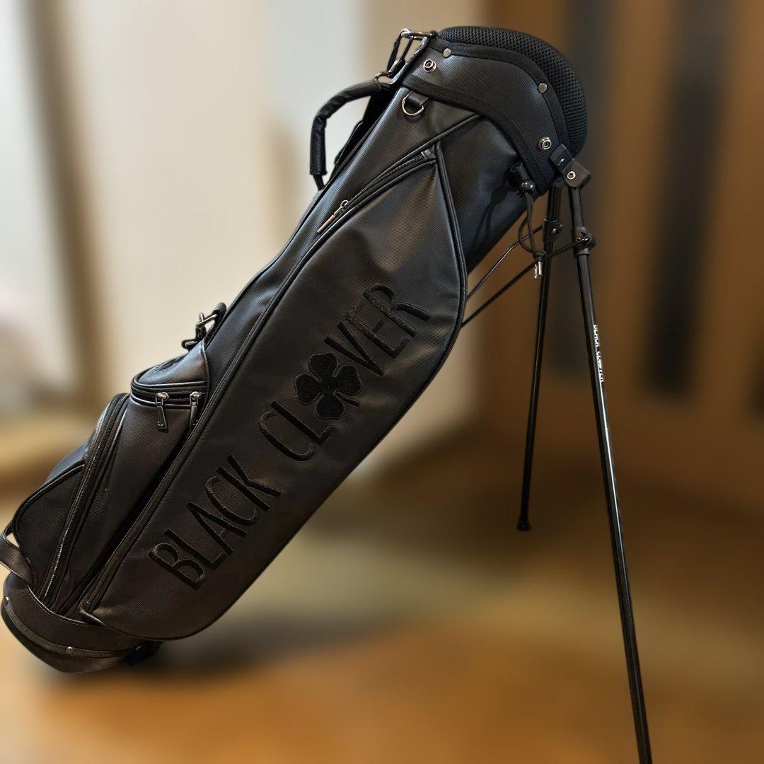 BLACK CLOVER ブラッククローバー スタンド キャディバッグ ブラック