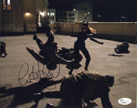 JSA社鑑定済 本物 アン・ハサウェイ 「ダークナイト」直筆サイン