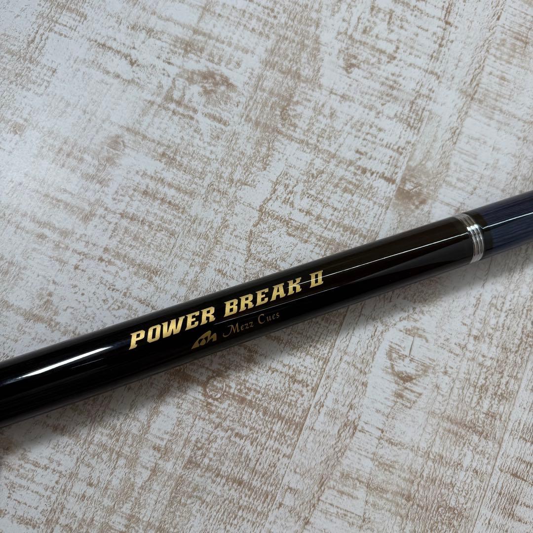 ★MEZZ CUES★POWER BREAK IIシャフト　ケース付き