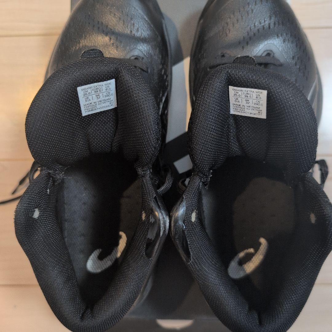 ASICS バスケットボールシューズ ブラック　25cm