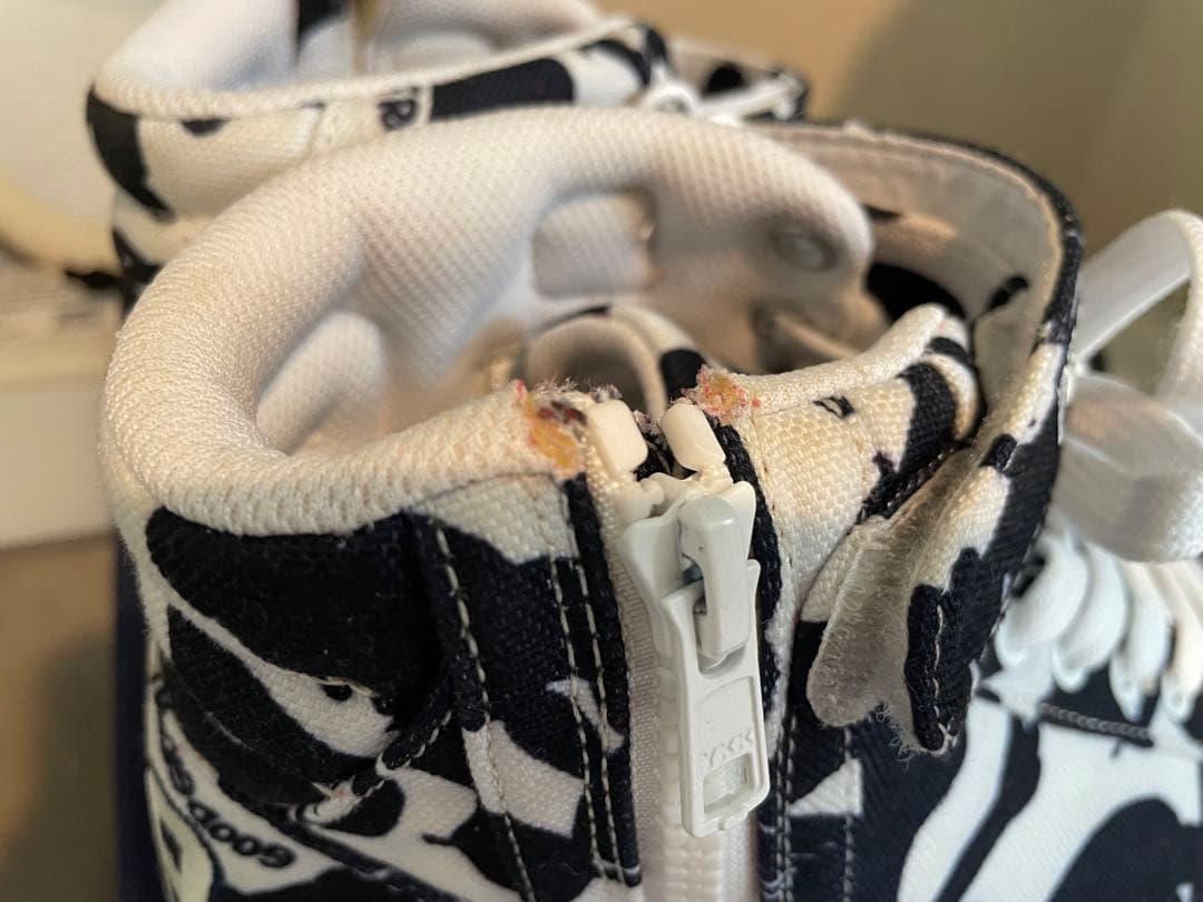 パーリーゲイツ ハイカットスニーカー スヌーピー(25cm)