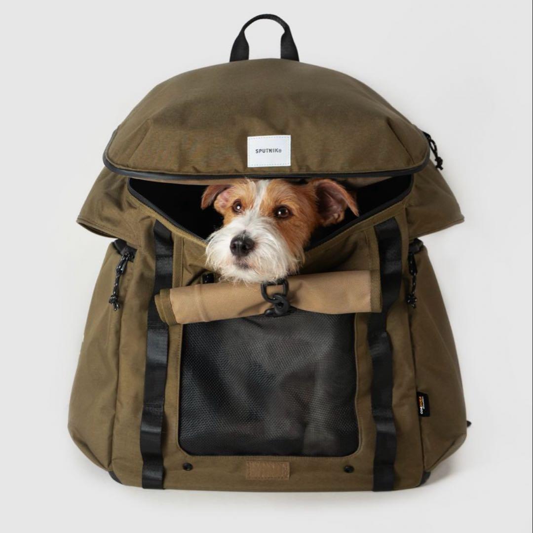 SPUTNIKバックパックキャリー　ブラックチェック