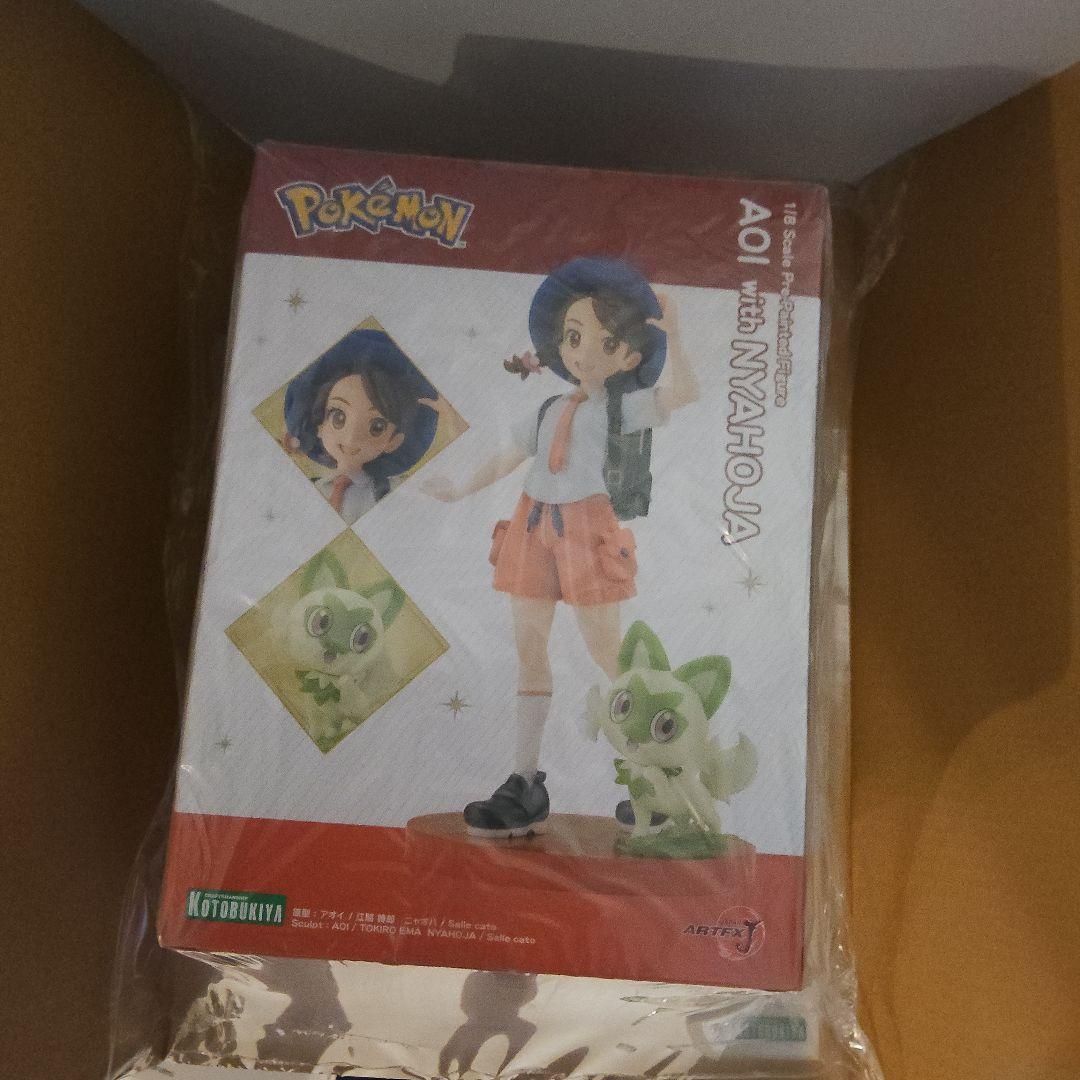 【未開封】アオイ with ニャオハ 色紙付き