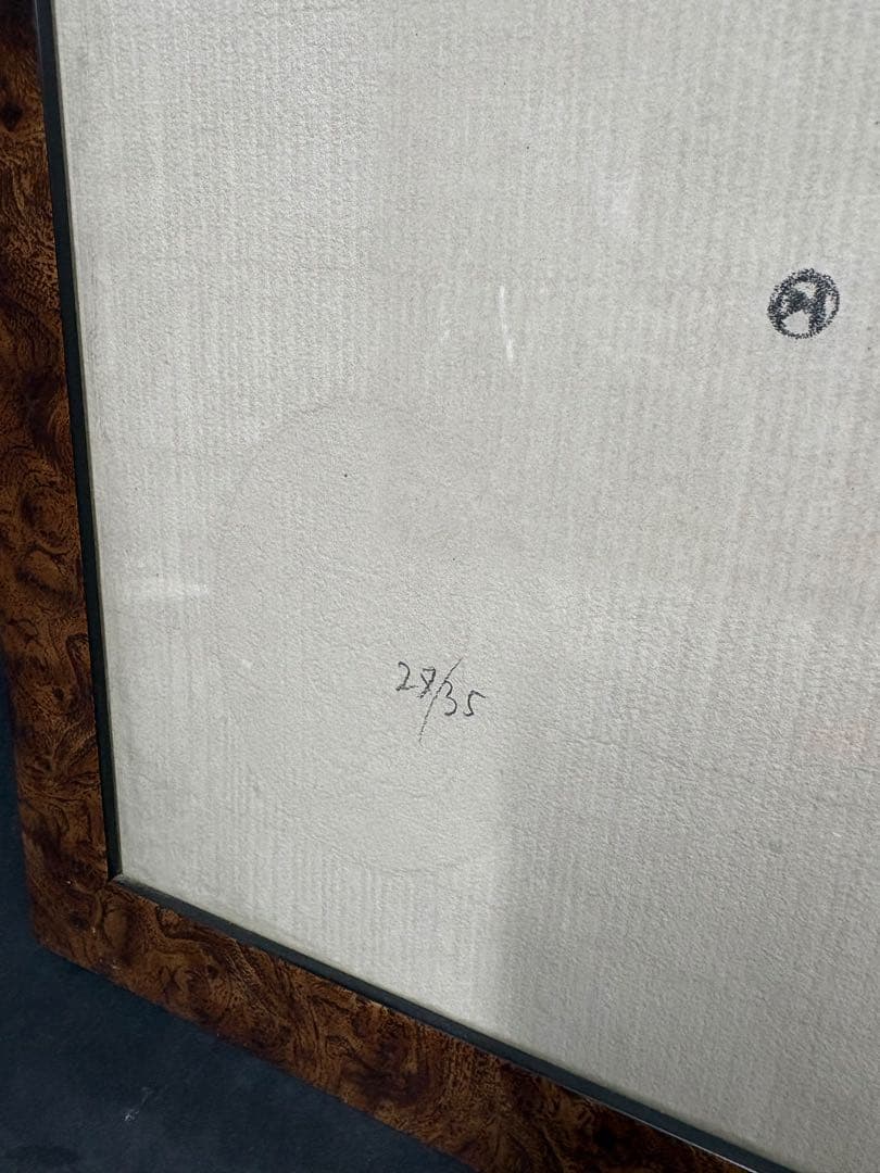 金子國義　貝殻と少女　リトグラフ