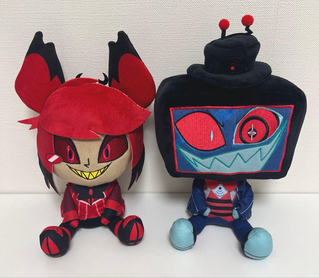 ハズビンホテル　アラスター　ヴォックス　ラウンドワン限定　おすわりぬいぐるみ