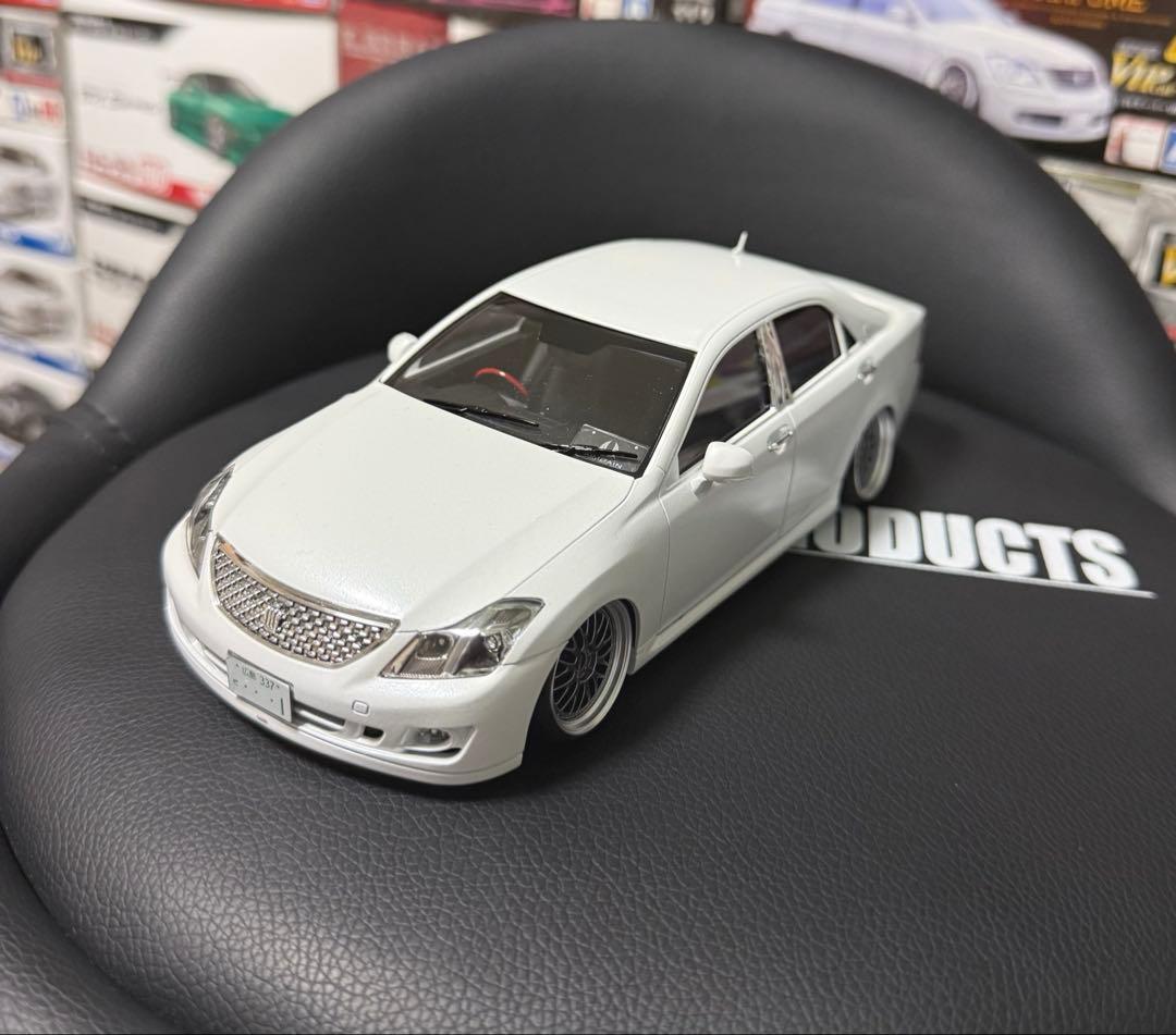 アオシマ GRS204クラウン アスリート エイムゲイン フルエアロ